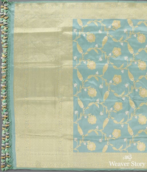 Handwoven_Duck_Egg_Blue_Kadhwa_Jangla_Dupatta_WeaverStory_02