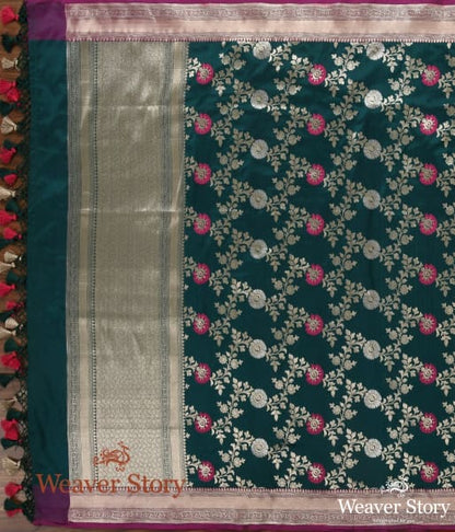 Handwoven_Green_Meenakari_Jangla_Dupatta_WeaverStory_02