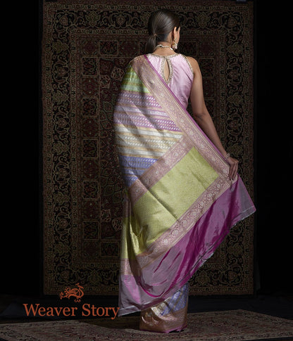 Handwoven_Real_Zari_Rangkaat_Saree_with_Diagonal_Weave_WeaverStory_03