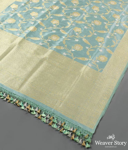 Handwoven_Duck_Egg_Blue_Kadhwa_Jangla_Dupatta_WeaverStory_03