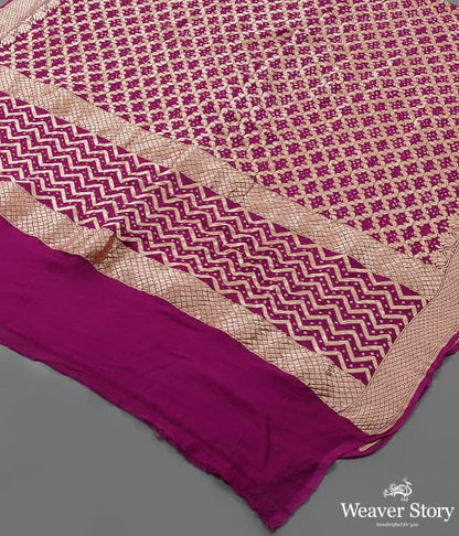 Handwoven_Wine_Banarasi_Bandhej_Dupatta_WeaverStory_03