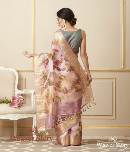 Handwoven_Printed_Organza_Saree_WeaverStory_03