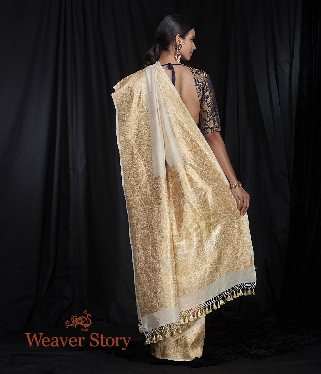 Handwoven_Plain_Tusser_Georgette_Saree_with_Heavy_Border_WeaverStory_03