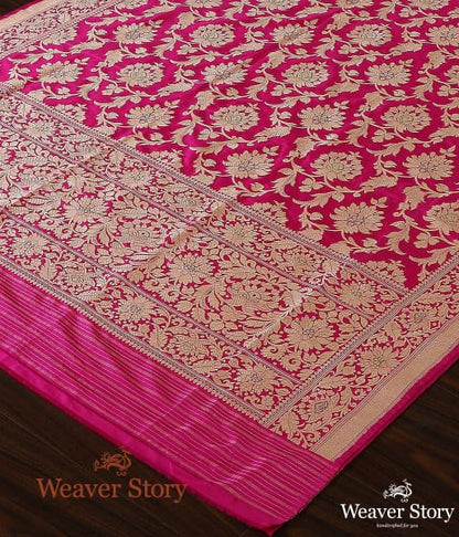 Handwoven_Pink_Jangla_Dupatta_with_Cutwork_Weave_and_Meenakari_WeaverStory_03