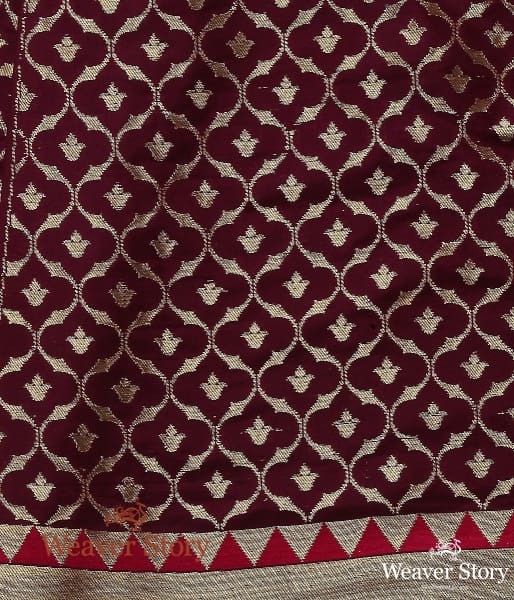 Wine_Handloom_Cutwork_Kalidar_Banarasi_Lehenga_WeaverStory_03