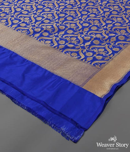 Handwoven_Blue_Mehrab_Cutwork_Jaal_WeaverStory_03