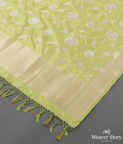 Handwoven_Light_Green_Katan_Silk_Dupatta_WeaverStory_03