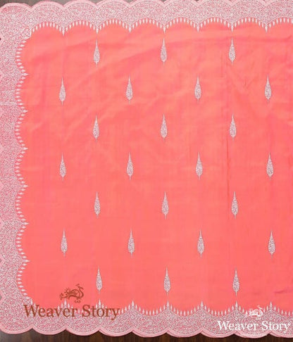 Handwoven_Neon_Pink_Scallop_Dupatta_WeaverStory_03