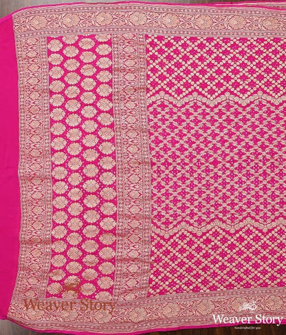 Handwoven_Banarasi_Bandhani_Georgette_Dupatta_WeaverStory_03