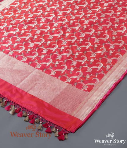 Handwoven_Pink_Katan_Silk_Cutwork_Meenkari_Jangla_Dupatta_WeaverStory_03