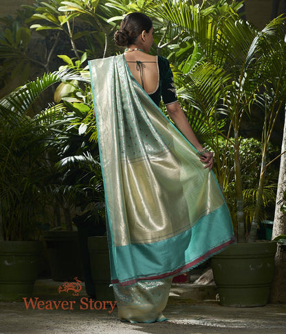 Handwoven_Sea_Green_Kimkhab_Saree_with_Meenakari_WeaverStory_03