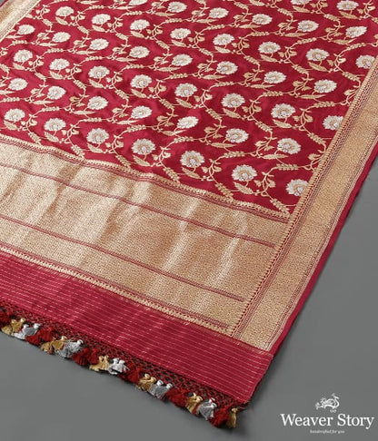 Handwoven_Wine_Sona_Rupa_Jangla_Dupatta_WeaverStory_03