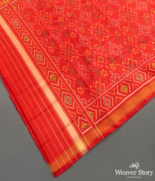 Handwoven_Rajkot_Silk_Patola_Dupatta_in_Red_WeaverStory_04