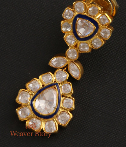 Kamal_Nain_Earrings_with_Moissanite_Polki_Crafted_in_Pure_Silver_WeaverStory_03