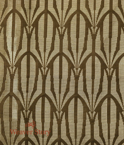 Handloom_Brown_and_Gold_Banarasi_Tissue_Fabric_WeaverStory_03