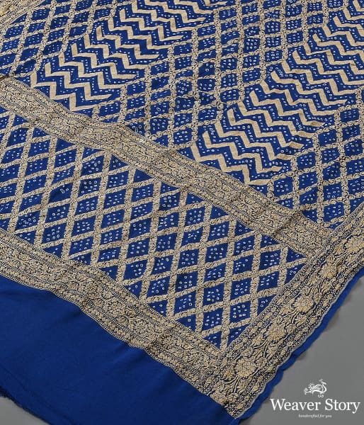 Handwoven_Blue_Banarasi_Bandhej_Dupatta_WeaverStory_03