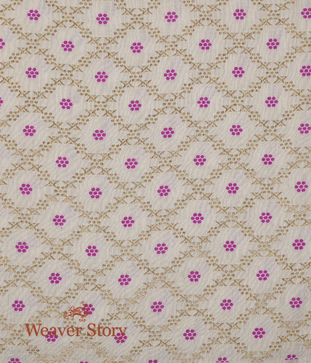 Handloom_Banarasi_Moonga_Silk_Fabric_with_Purple_Meenakari_Floral_Jaal_WeaverStory_03