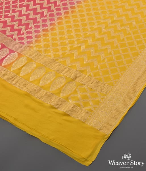 Handwoven_Yellow_and_Pink_Ombre_Dyed_Dupatta_WeaverStory_03