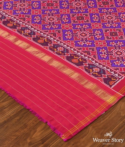 Handwoven_Purple_and_Pink_dual_colorPatola_Dupatta_WeaverStory_03