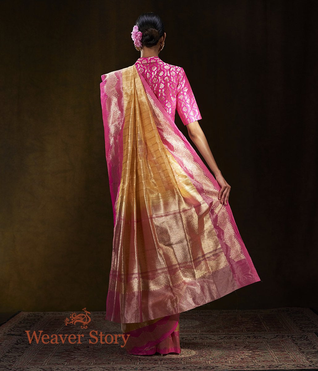 Handloom_Gold_Silk_Tissue_Saree_with_Pink_Border_and_Pallu_WeaverStory_03