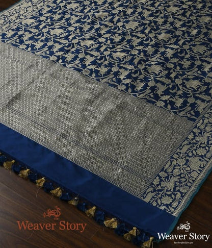 Handwoven_Blue_Shikargah_Dupatta_WeaverStory_03