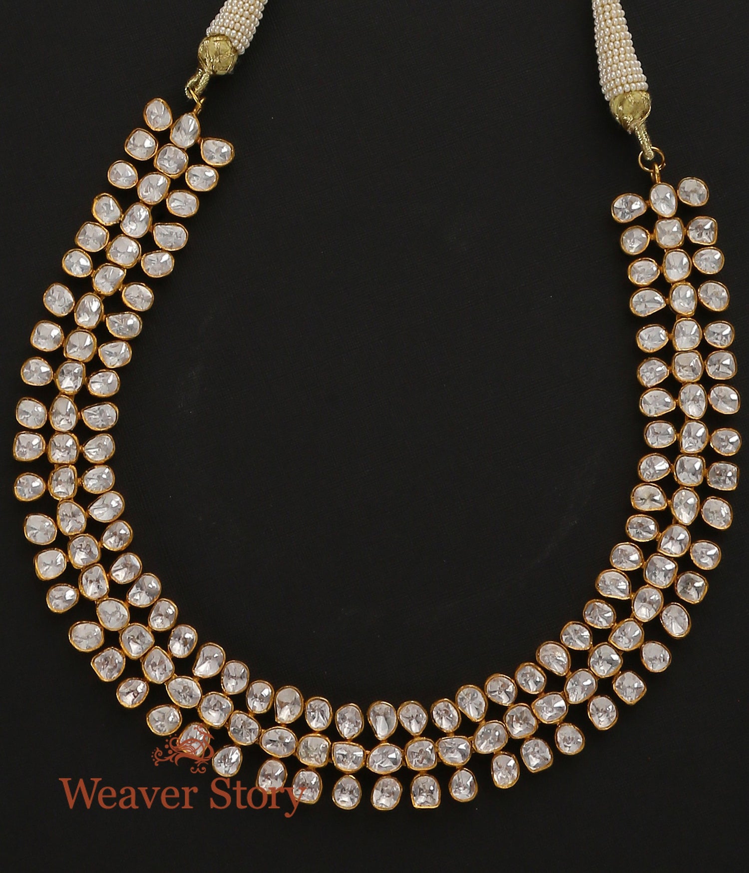 Kashaf_Necklace_with_Moissanite_Polki_Crafted_in_Pure_Silver_WeaverStory_03