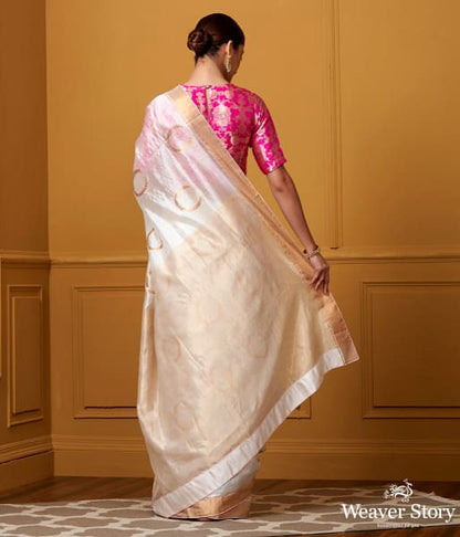 Handwoven_White_Kangan_Boota_Silk_Saree_WeaverStory_03