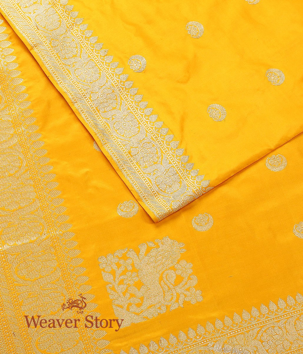 Handloom_Yellow_Chand_Boota_Dupatta_WeaverStory_01