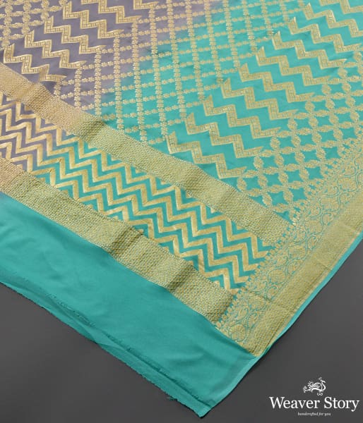 Handwoven_Green_and_Grey_Ombre_Dyed_Banarasi_Georgette_Dupatta_WeaverStory_03