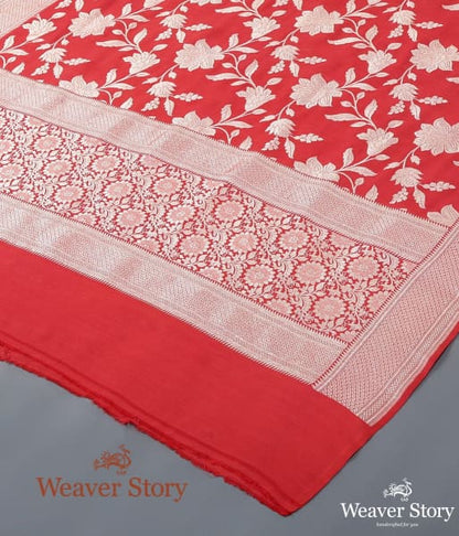 Handwoven_Red_Munga_Silk_Dupatta_with_Cutwork_Jaal_WeaverStory_03