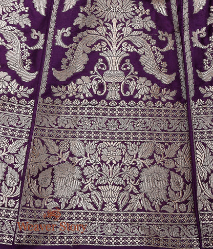 Handwoven_Purple_Banarasi_Lehenga_with_Traditional_Mehraab_Jaal_WeaverStory_05
