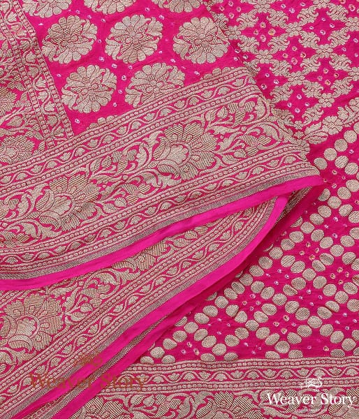 Handwoven_Banarasi_Bandhani_Georgette_Dupatta_WeaverStory_04