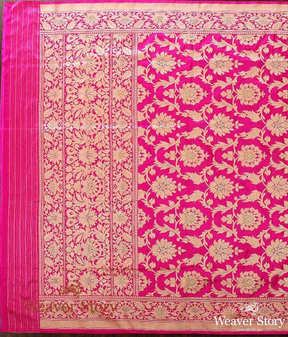 Handwoven_Pink_Jangla_Dupatta_with_Cutwork_Weave_and_Meenakari_WeaverStory_04