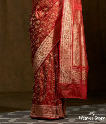 Handwoven_Offwhite_and_Red_Gharchola_Saree_WeaverStory_04