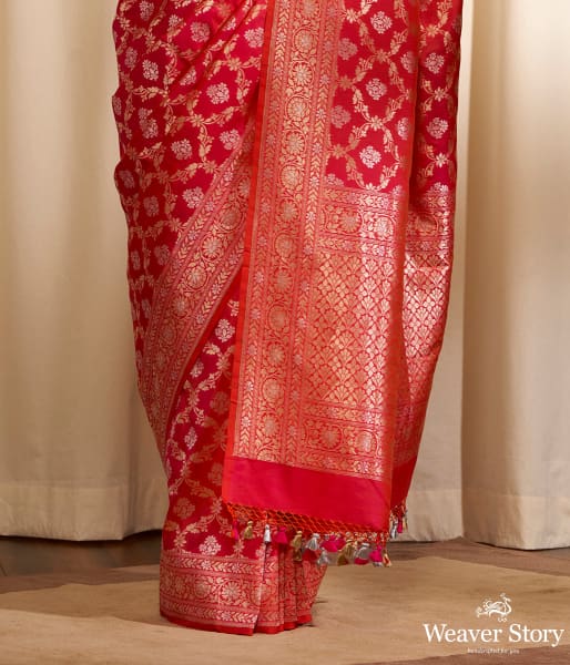 Hanwoven_Pink_Sona_Rupa_Cutwork_Jangla_Saree_WeaverStory_04