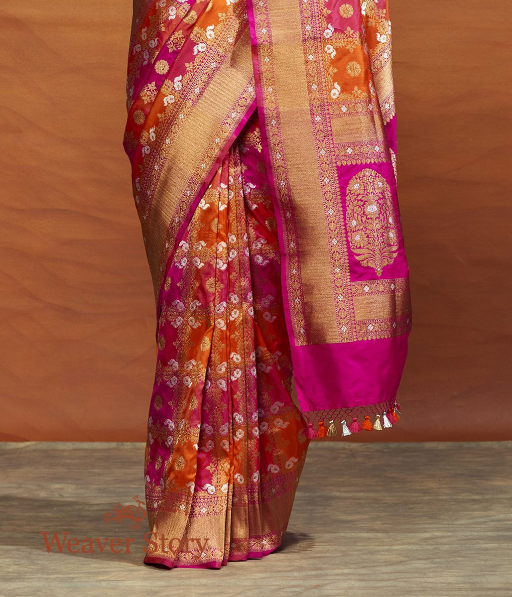 Handwoven_Pink_and_Orange_Rangkaat_Banarasi_with_Cutwork_Weave_WeaverStory_04