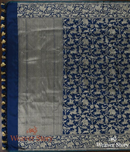 Handwoven_Blue_Shikargah_Dupatta_WeaverStory_04