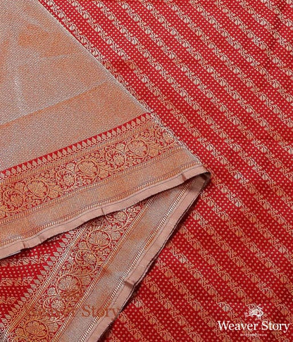 Handwoven_Red_Banarasi_Dupatta_Woven_with_Zari_WeaverStory_04