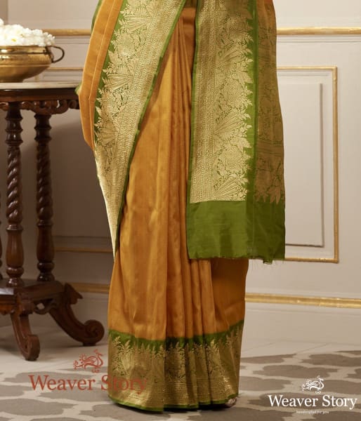 Handwoven_Mustard_Pashmina_Saree_WeaverStory_04