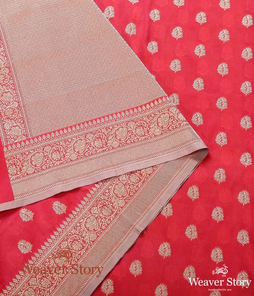 Handwoven_Pink_and_Peacg_Dual_Tone_Banarasi_Dupatta_with_Traditional_Motifs_WeaverStory_04