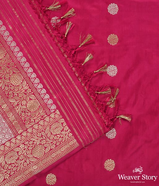 Handwoven_Pink_Banarasi_Kadhwa_Booti_Dupatta_WeaverStory_04