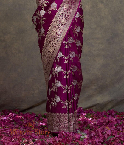 Handwoven_Purple_Sona_Rupa_Floral_Jaal_Saree_with_Brocade_Blouse_WeaverStory_04