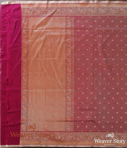 Handwoven_Wine_Banarasi_Dupatta_with_Zari_Tanchoi_WeaverStory_04