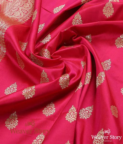 Handwoven_Pink_Kadhwa_Booti_Dupatta_WeaverStory_05