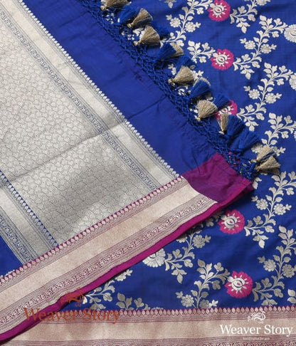 Handwoven_Blue_Meenakari_Jangla_Dupatta_WeaverStory_04