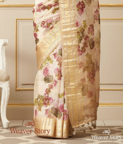 Handwoven_Printed_Organza_Saree_WeaverStory_04