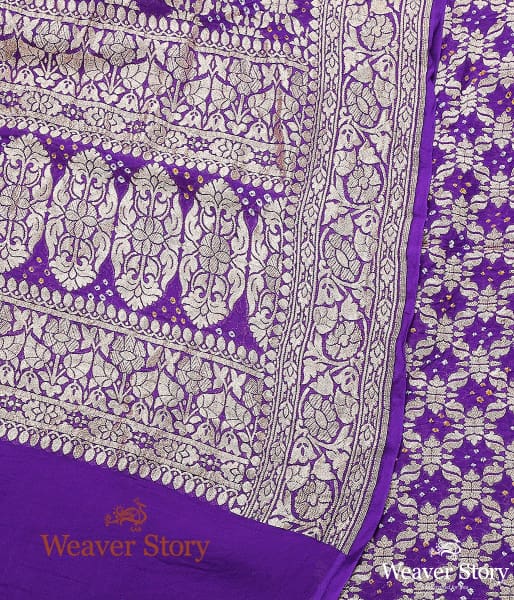 Handwoven_Banarasi_Bandhani_Georgette_Dupatta_WeaverStory_04