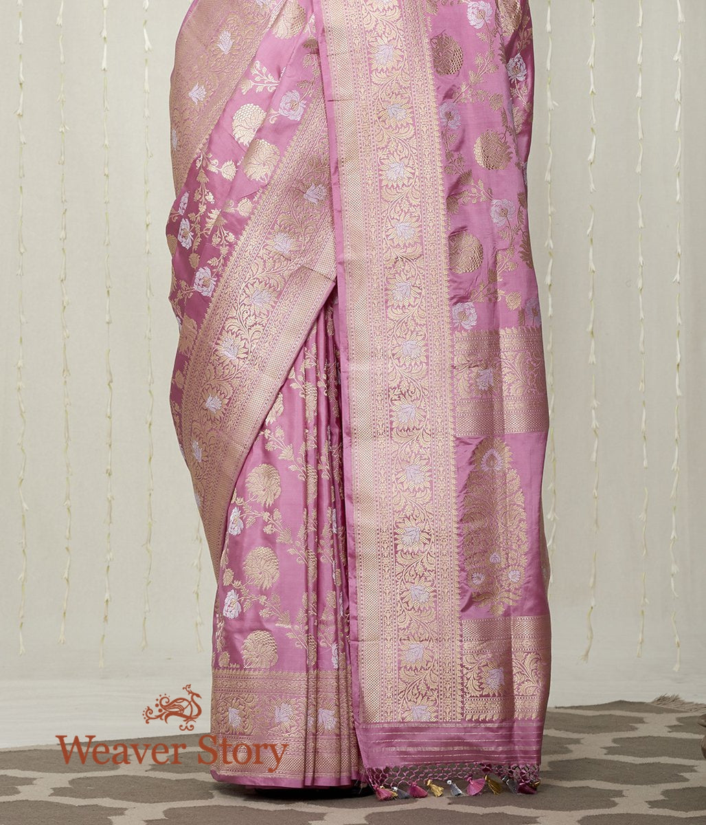 Handwoven_Pink_Kadhwa_Banarasi_Jangla_Saree_WeaverStory_04