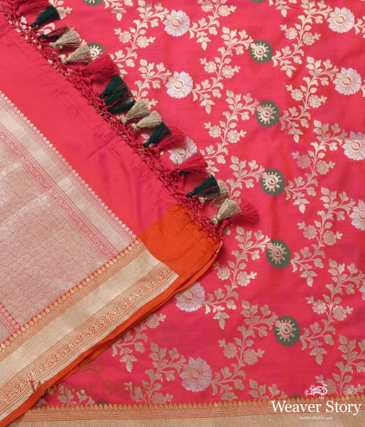 Handwoven_Pink_Meenakari_Jangla_Dupatta_WeaverStory_04