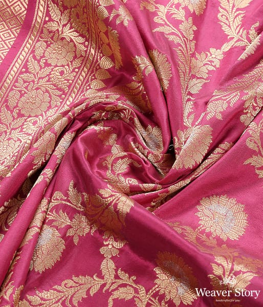 Handwoven_Rose_Pink_Sona_Rupa_Kadhwa_Jangla_Dupatta_WeaverStory_05